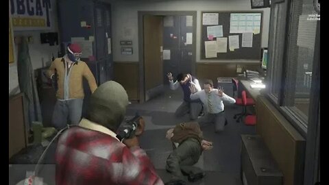 GTA 5 Mission 1 Bank robbery