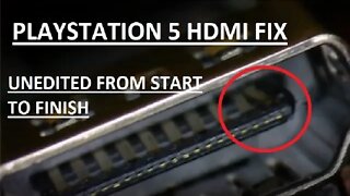 PS5 HDMI Port Repair Live - No Display Complete undedited repair from start to finish.