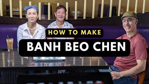 FULL VIDEO: Chef Robert Danhi cooks Banh Beo Chen with Mom!