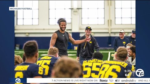 Colin Kaepernick to serve as honorary captain of Michigan Football spring game