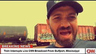 Train Interrupts Live CNN Broadcast