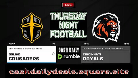 THURSDAY NIGHT FOOTBALL with Cash Daily (Episode 3)