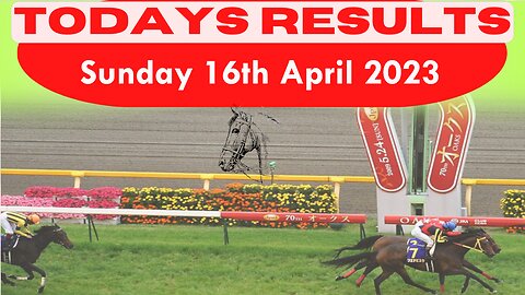 Sunday 16th April 2023 Free Horse Race Result