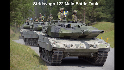 Sweden's Stridsvagn 122 tank delivered to Ukraine with trained crews.