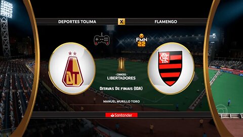 Libertadores 2022 - Tolima x Flamengo | Oitavas de finais (IDA) | FIFA 22 SIMULAÇÃO