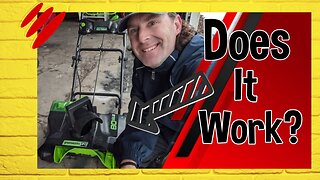 Does a Battery Powered Snow Blower Actually Work? | Greenworks Pro 80V 20" Snow Blower Review