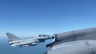 Chinese fighter jet boarded a Canadian military plane.