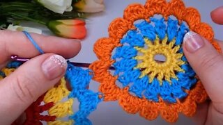How to join crochet motifs
