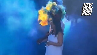 Dad-to-be engulfed in fireball during gender reveal fail