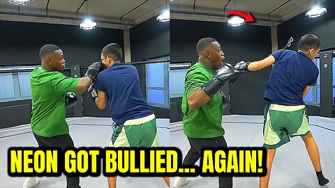 NEON Gets Dropped By DEJI. DEJI Needs To CHILL OUT! *NEW SPARRING FOOTAGE*