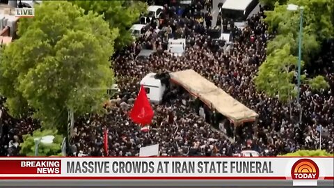 Iran Begins Funeral For President Raisi Killed In Helicopter Crash