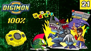 Digimon World 100% - P21 - My Long Shift At Monochromon's Shop