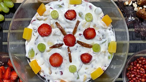 Creamy Fruit Chaat Recipe (Special Recipe) By SS Kitchenette