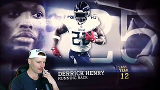 Rugby Player Reacts to DERRICK HENRY (RB, Titans) #25 The Top 100 NFL Players of 2023