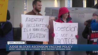 JUDGE BLOCKS ASCENSION VACCINE POLICY