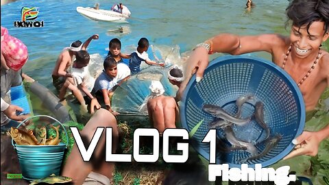 Fish vlog in river !!!🎣🎣🎣 आज मछली पकड़ने #trendingvlog