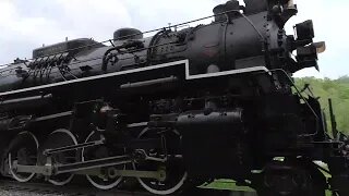 NKP 765 Run-By #3 Steam in the Valley at CVSR in Brecksville Ohio May 21, 2022