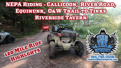 NEPA Riding, O&W Trails, Callicoon PA Side, River Road, Equinunk, Lake Como, Starlight