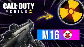 ☢️ PEGANDO TACTICAL NUKE DE M16 PALHAÇO DO MAL | COD MOBILE ⚡