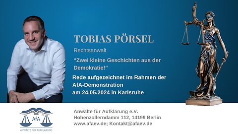 Tobias Pörsel: Zwei kleine Geschichten aus der Demokratie!
