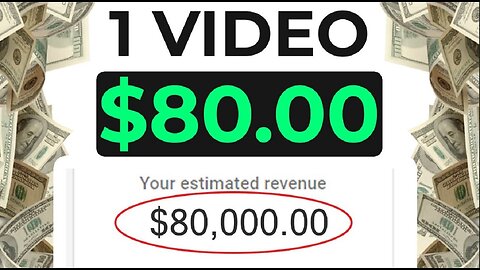 Earn $80.00 Per Video You Watch For Free must watch this vedio