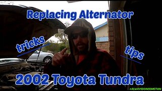 tricks & tips Replacing Alternator 2002 Toyota Tundra