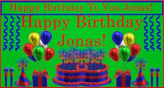 Happy Birthday 3D - Happy Birthday Jonas - Happy Birthday To You - Happy Birthday Song