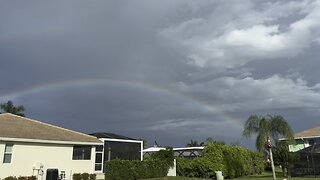 Rainbows In Paradise (Widescreen) #FYP #MarcoIsland #Rainbow #DoubleRainbow #4K