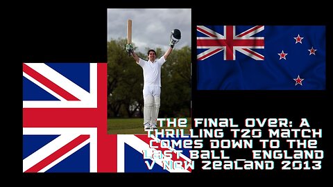 The Final Over: A Thrilling T20 Match Comes Down to the Last Ball