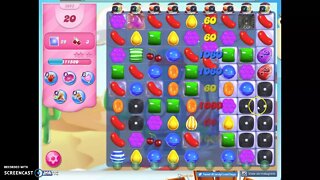 Candy Crush Level 2052 Audio Talkthrough, 1 Star 0 Boosters