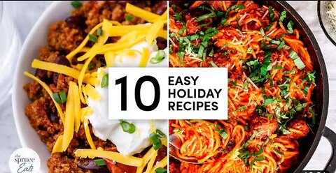 10 Easy Holiday Recipes!!!