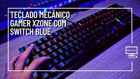 O MELHOR TECLADO MECÂNICO GAMER BARATO POR 200 REAIS! | TECLADO GAMER MECÂNICO XZONE GTM-01 💸