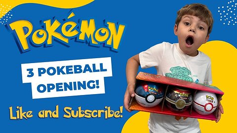 ​ @RealPokeMONSTER Opens 3 Pokemon Pokeballs! What's inside these? #pokemon #pokeball