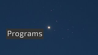 What Are Programs?