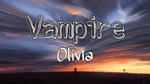 Olivia Rodrigo - vampire | lyrics (Official Video) English Song