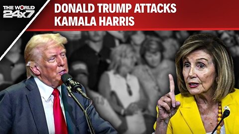 Donald Trump Latest Speech | Donald Trump Mocks Kamala Harris, Nancy Pelosi In Campaign Rally
