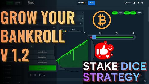 Stake Dice Strategy Grow Your Bankroll. How to Earn Money Fast.