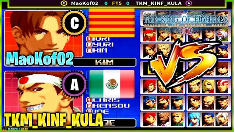 The King of Fighters 2002 (MaoKof02 Vs. TKM_KINF_KULA) [Catalonia Vs. Mexico]