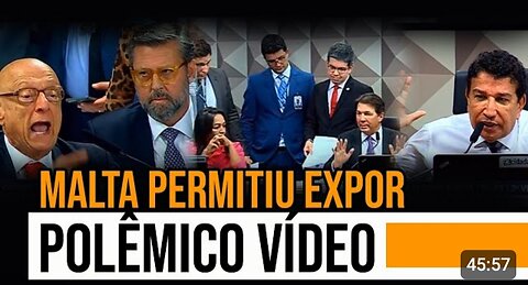Magno Malta permite expor o polêmico vídeo do senador Marcos do Val - By Marcelo Pontes