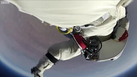 Jumping From Space! - Red Bull Space Dive - BBC