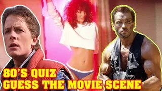 Guess the movie by the scene, 80s film quiz, can you guess all the films (100 films altogether)