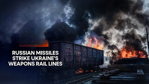 Russian missiles strike Ukrainian railways transporting US weapons | World at War
