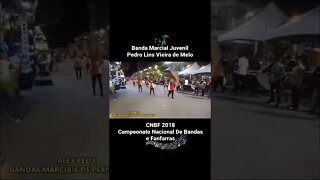 Banda marcial juvenil Pedro Lins Vieira de Melo 2018 - #shorts