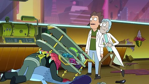 rick and morty season 7. Episode 2. Rick is a Conehead?
