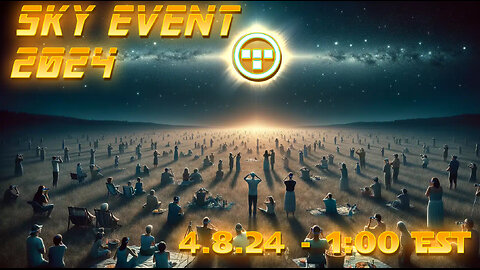 🔴4.8.24 - 1:00 EST - Sky Event 2024 - Eclipse Watch Party - News Music Movies🔴