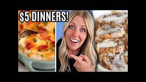 15 CHEAP $5 Dinners! Quick Low Budget Meals Made EASY!