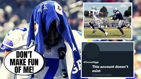 Dallas Cowboys Trevon Diggs DELETES TWITTER After Getting ROASTED For Getting Beat At Training Camp