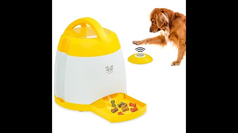 Arf Pets Dog Treat Dispenser with Remote Button – Dog Memory Training Activity Toy – Treat Whil...