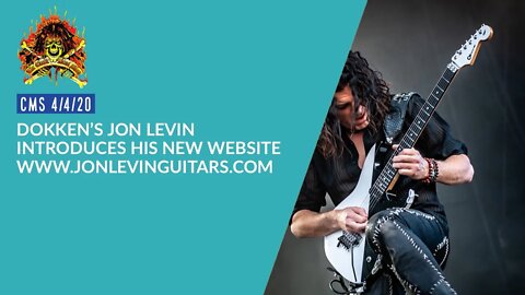 CMStv FOR FREE - Dokken's Jon Levin Talks About His New Website - 4/4/20