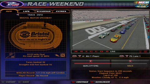 Nascar Sim Racing At Bristol Ai